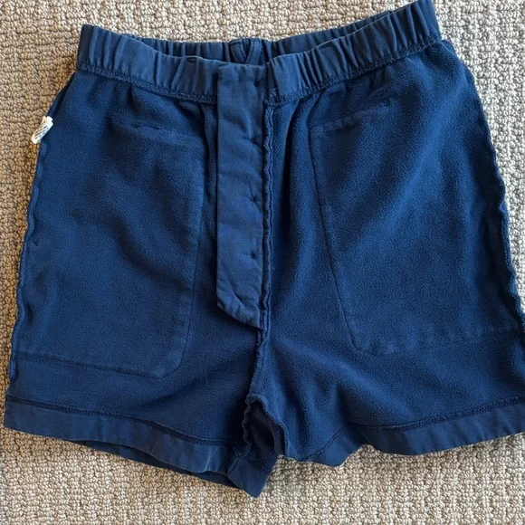 EUC Alex Mill Deep Blue Cotton Women's Shorts - Picture 4 of 5